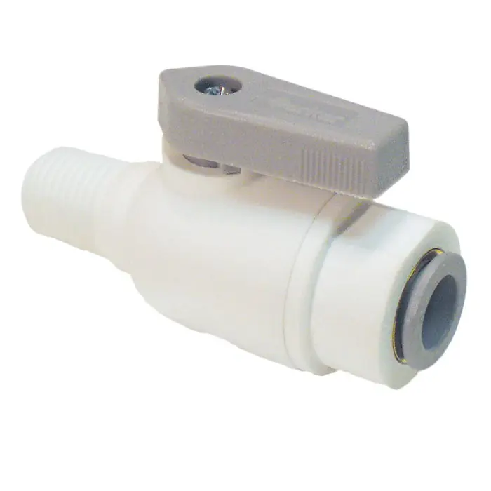 Legris LFPP6VMC6 Valve Male Connector 3/8 OD x 3/8 NPTF