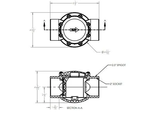 AquaStar AVC20C AquaStar FlowStar CPVC Check Valve