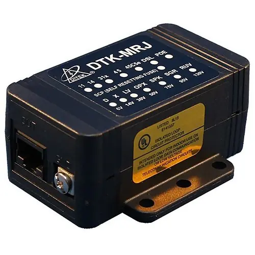 DITEK DTK-MRJ45SCPX RJ45 Modular Series Surge Protector for 12V Circuits