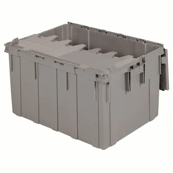 Akro-Mils 39280 Attached Lid Container with Lid 28 Gal 28 x 21 x 15.5 in