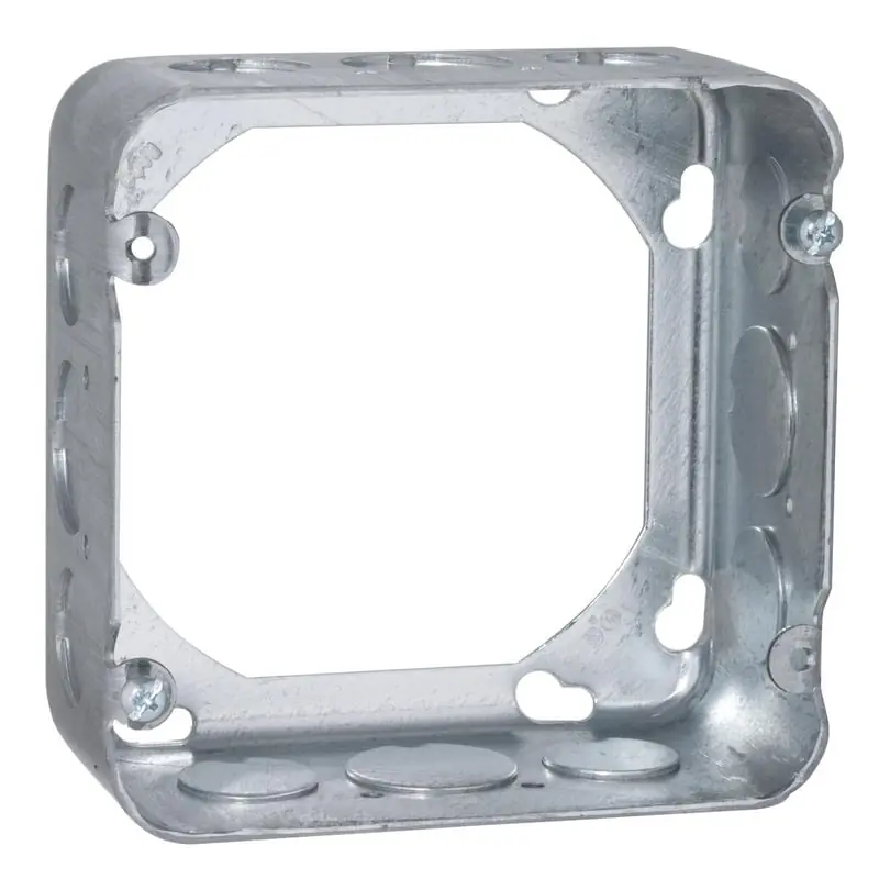 Multiple 262 4-11/16 Square Extension Ring 2-1/8IN Deep 1/2IN and 3/4IN KO