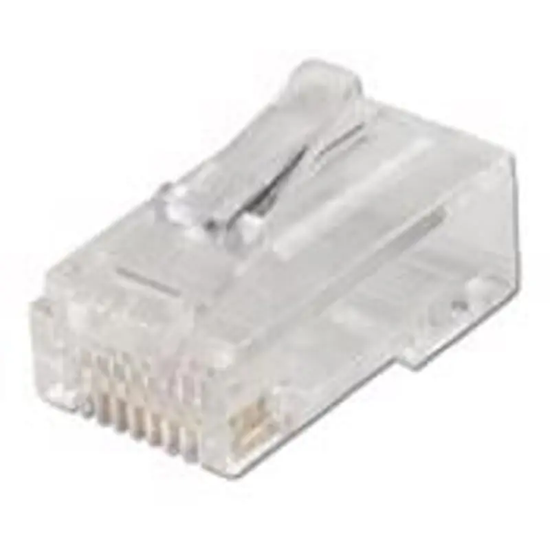 Leviton LEV47613-EZC CAT5e, RJ45, Feed-Thru Plug, 50/Pack