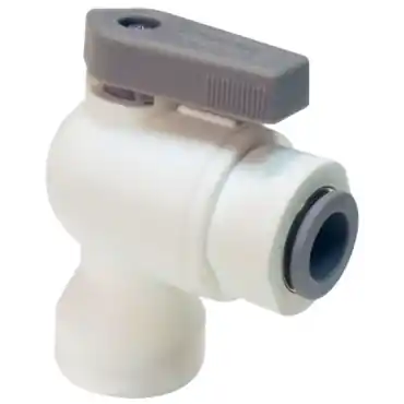 Legris LFPP6VFE4 LIQUIfit Ball Valve 1/4 in (NPTF) Thread