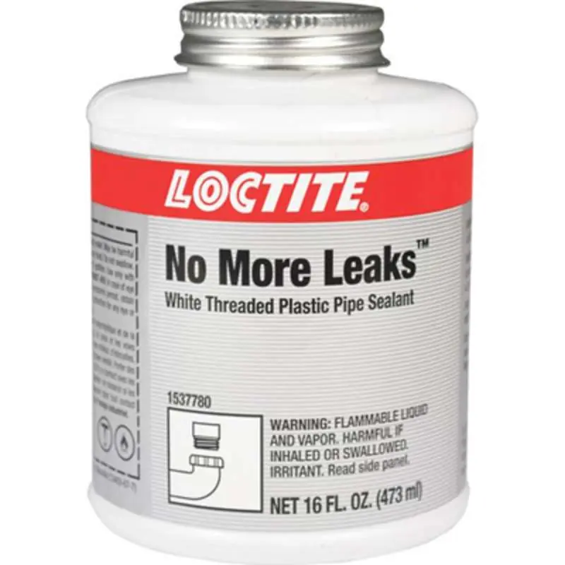 Loctite 1537780 No More Leaks Plastic Pipe Thread Sealant 16 fl oz Can Brush Top