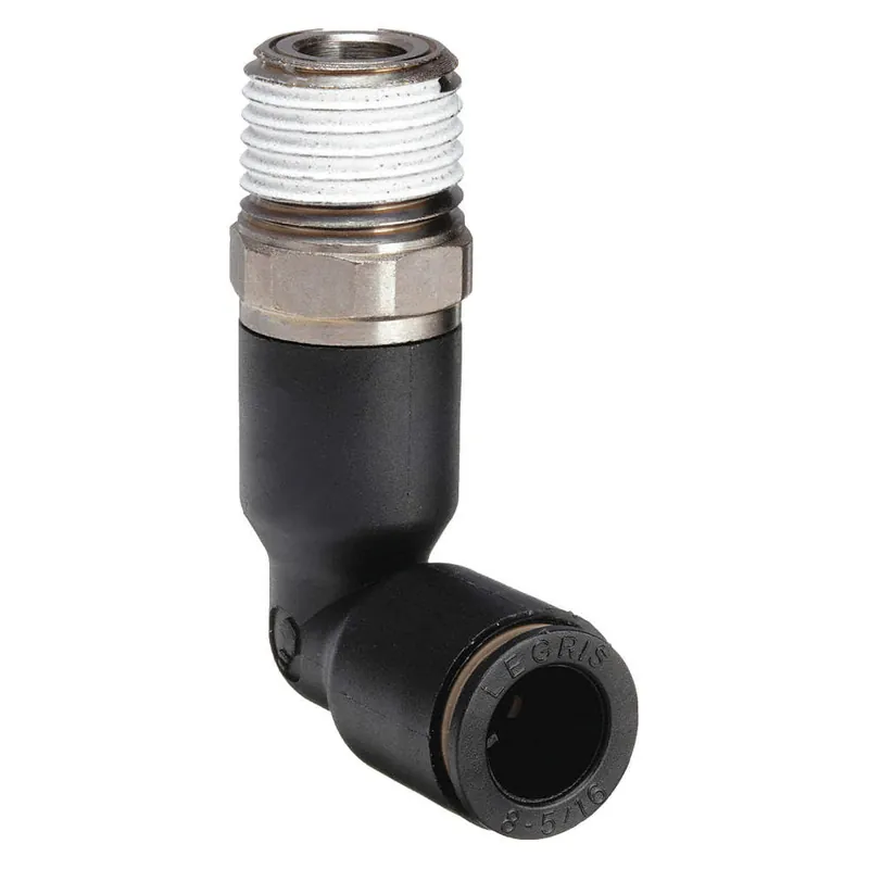 Legris 31290814 Push to Connect Fitting 290 psi 5/16 or 8 mm O.D. Tubing 1/4 Male NPT