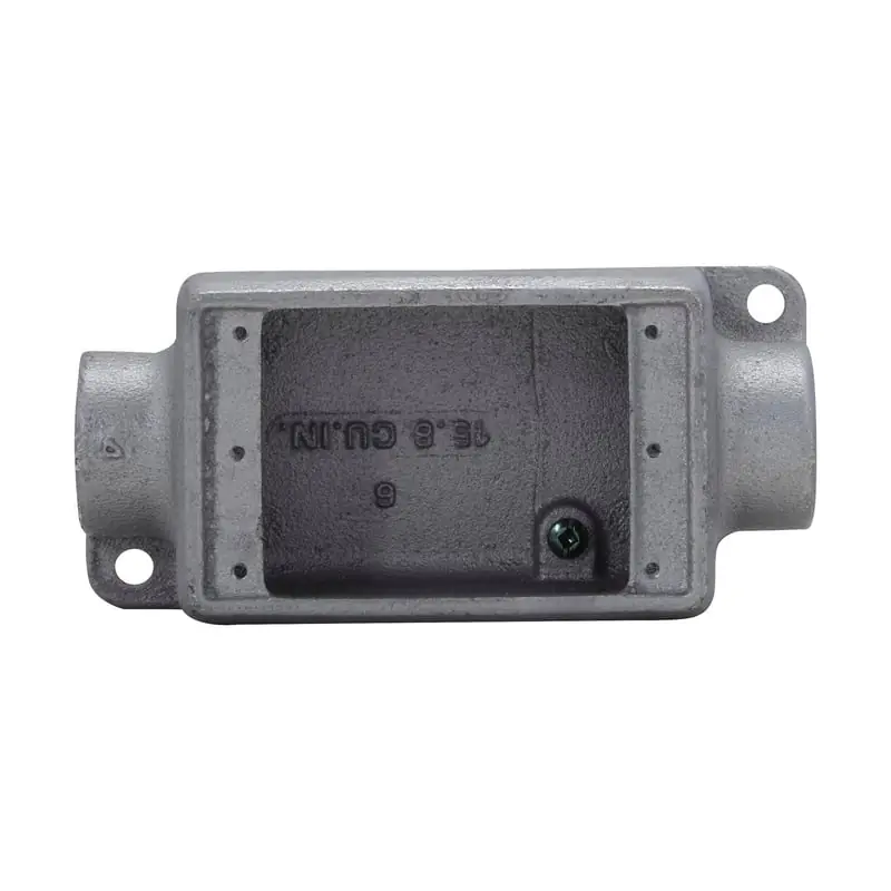 Multiple FSC2 1G 1-7/8D Cast Iron Box 3/4IN Ko Hubs Each End