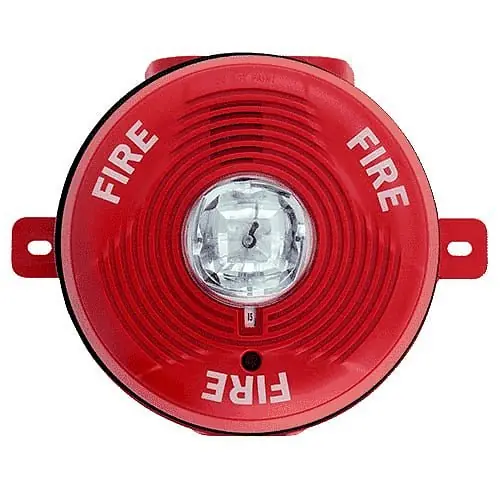System Sensor PC2RK SpectrAlert Advance Horn Strobe 2-Wire Ceiling Mount Red