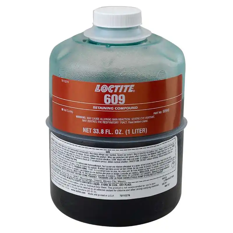 Loctite 209763 609 Retaining Compound Press Fit 1 liter Bottle