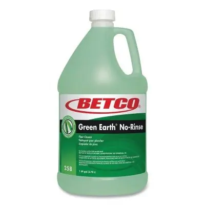 BETCO 2580400 No-Rinse Floor Cleaner 1 gal Bottle Rain Fresh Scent