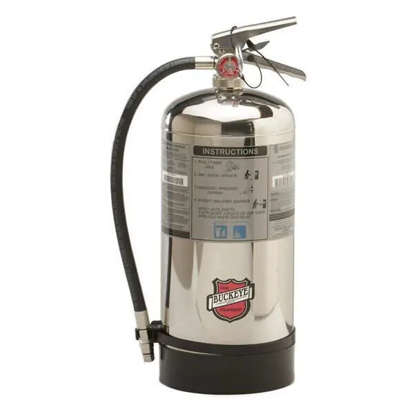Buckeye 50006 6 Liter Class K Wet Chemical Fire Extinguisher