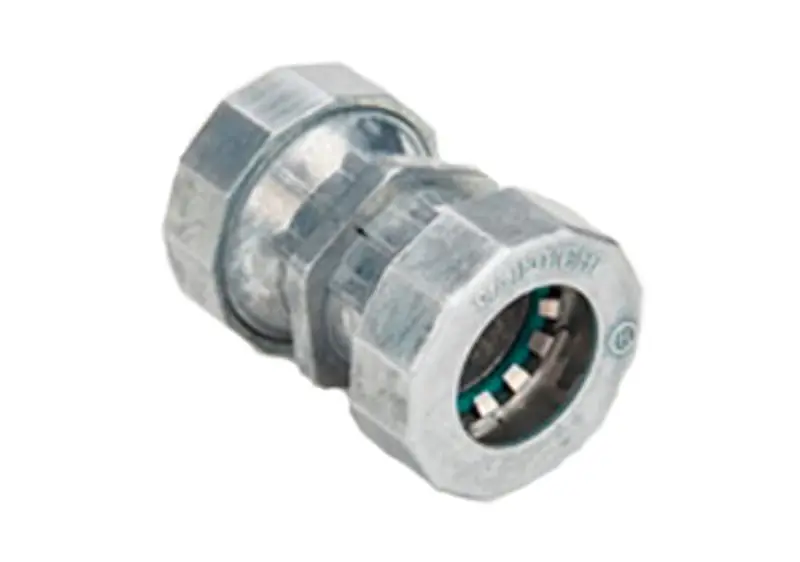 Multiple 260-MSRT 1/2IN Raintight Compression Coupling, Zinc Die Cast, EMT Conduit