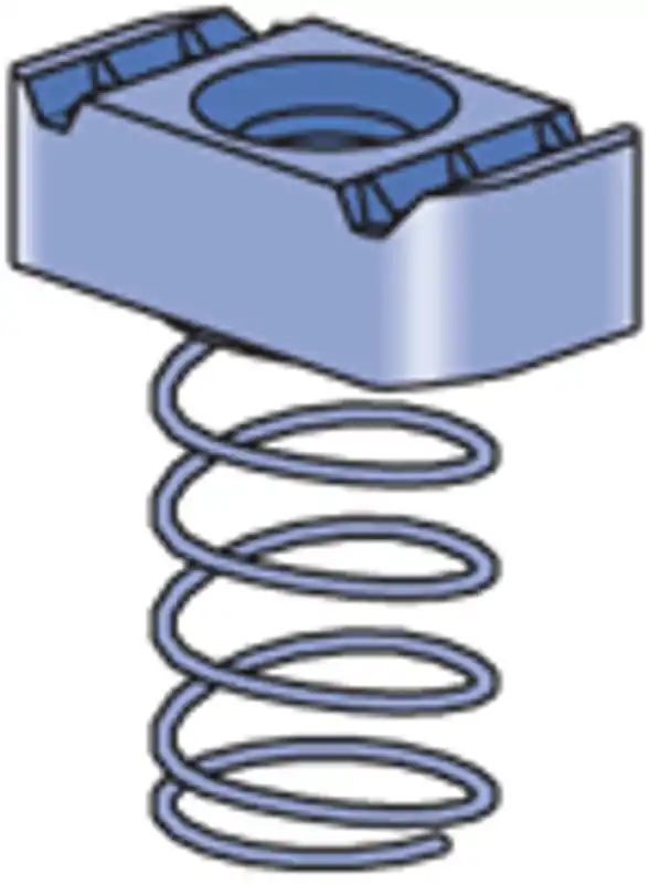Multiple PS-RS-3/8-EG 3/8IN Channel Nut With Spring