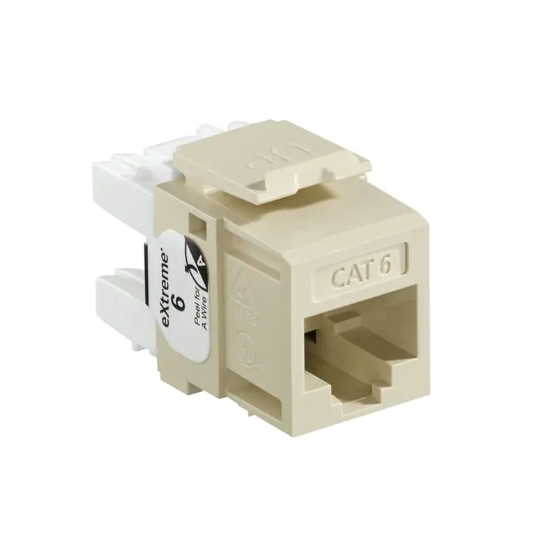 Multiple 61110-RI6 CAT6 QuickPort Connector, Ivory