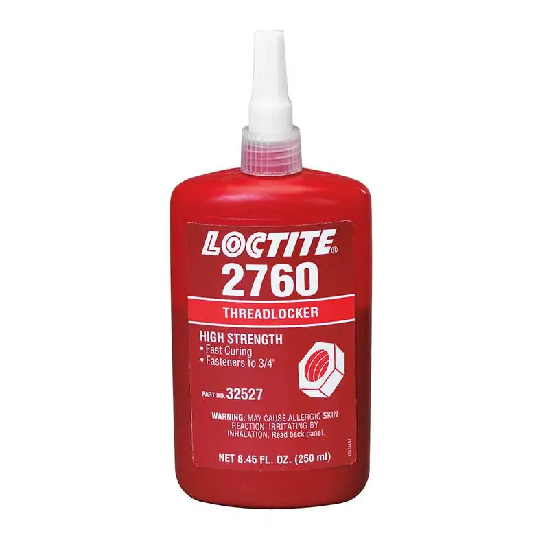 Loctite 303442 2760 High Strength Primerless Threadlocker Red 250mL Bottle