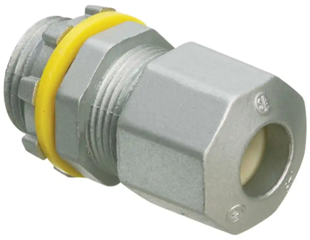 Arlington LPCG757Z Low Profile Liquidtight Oiltight Strain Relief Cord Connector 3/4 in Trade