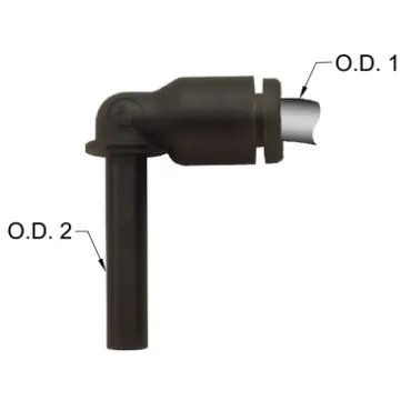 Legris 31820608 90 Plug-In Elbow