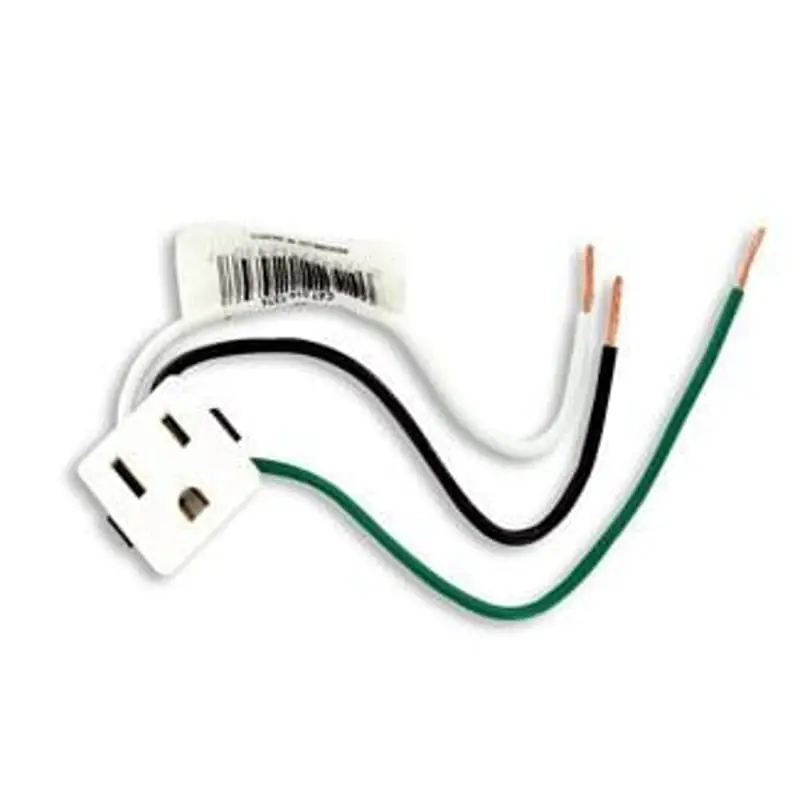 Leviton 1374-1W Snap-In Receptacle 15 Amp 125 Volt Replacement MPN 1374-1W