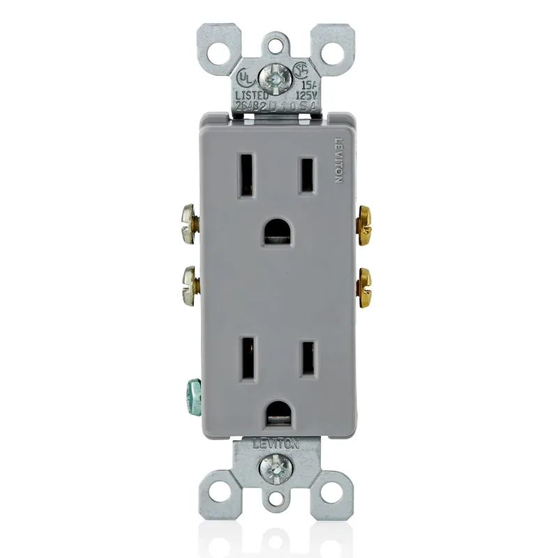 Leviton 5362-SBU Blue Duplex Receptacle 125 Volt 20 Amp Commercial Grade