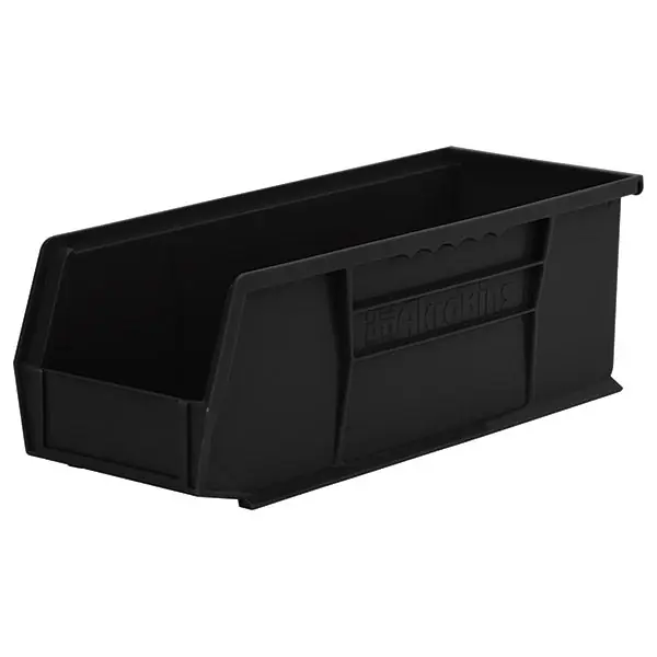 Akro-Mils 30234BLACK AkroBin Black Standard Storage Bin 14 3/4L x 5H x 5 1/2W
