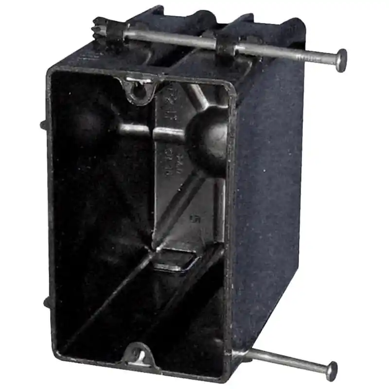 Allied Moulded Products P-241QT 1 Gang Electrical Box, New Work
