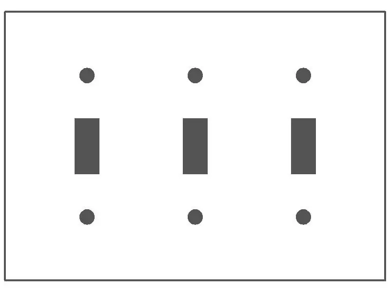 Mulberry 99073 3 Gang Toggle Wall Plate Standard Size Stainless Steel