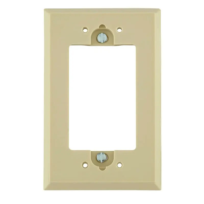 Leviton 6197-I Shallow Wallbox Extender for GFCI/Decora Device, Ivory