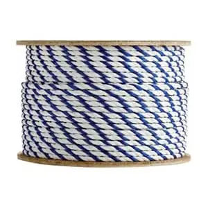 American Granby PR75-3 3/4 x 300' Twisted Rope Blue/White