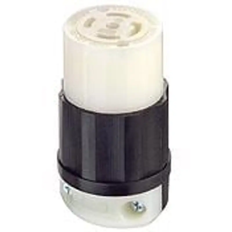 LEVITON 2813 30 Amp, 120-208 Volt, L21-30R, 5 Wire, Locking Connector