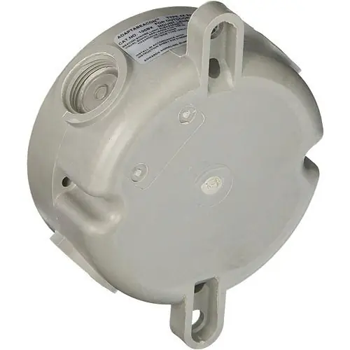 Edwards Signaling 105BX 6 Inch Flashing Beacon Outlet Box Attachment