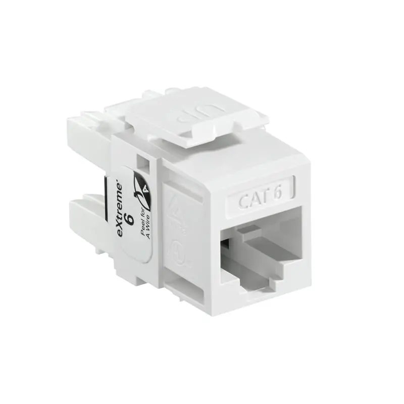 Multiple 61110-RW6 Leviton CAT6 QuickPort Connector, White