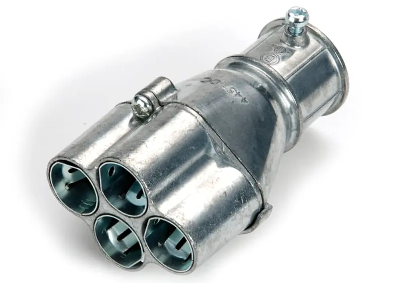 Multiple 4457-DC 1IN X4 Trans EMT/Cable Coupling G Flex Connector