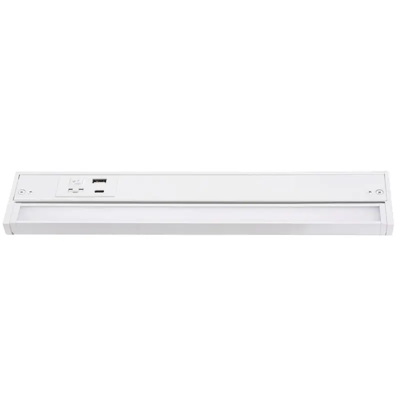 AFX ELNU22WH ELENA 22 LED UNDERCAB13W 5-CCT W/USB-A & USB-C CHARGINGPORTS & PIVOTING LIGHT BAR 120V
