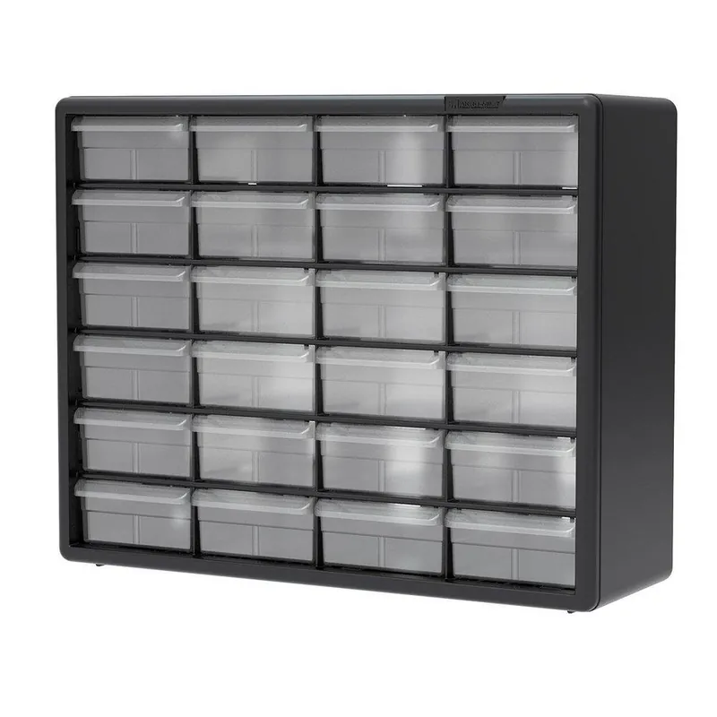 Akro-Mils 10124 20 in. 24-Draw Cabinet Small Part Storage