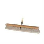Bon 12-306 Dual Bristle Floor Broom - 24 With 5' Wood Handle