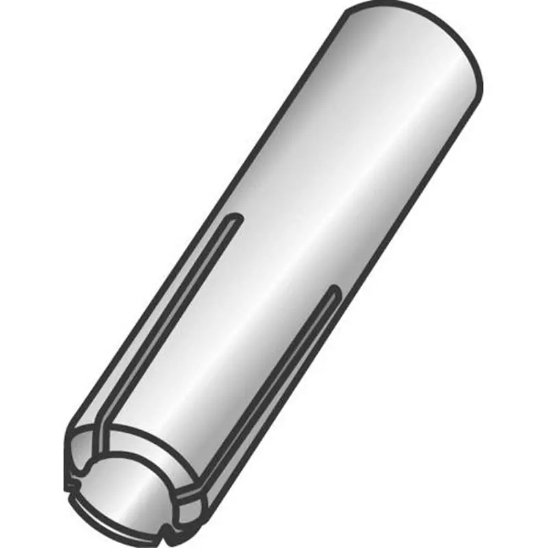 Cully 60402J 1/4-20 x 1IN Steel Drop-In Anchors, Includes Setting Tool, Zinc, 100/Jar
