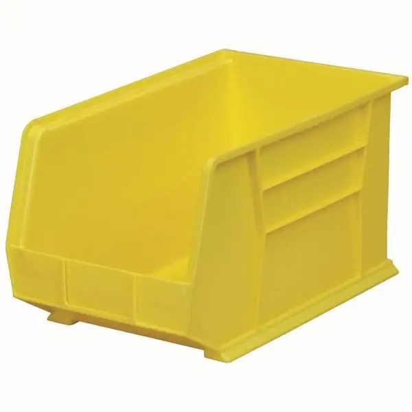 Akro-Mils 30260YELLO AkroBin Stack Hang Bin H 10 W 11