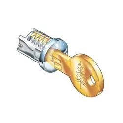 TIMBERLINE C300LP-100T-19 Lock Plug, 100T Key Code, Black, For D300KY Key Blank, 25 each per Case