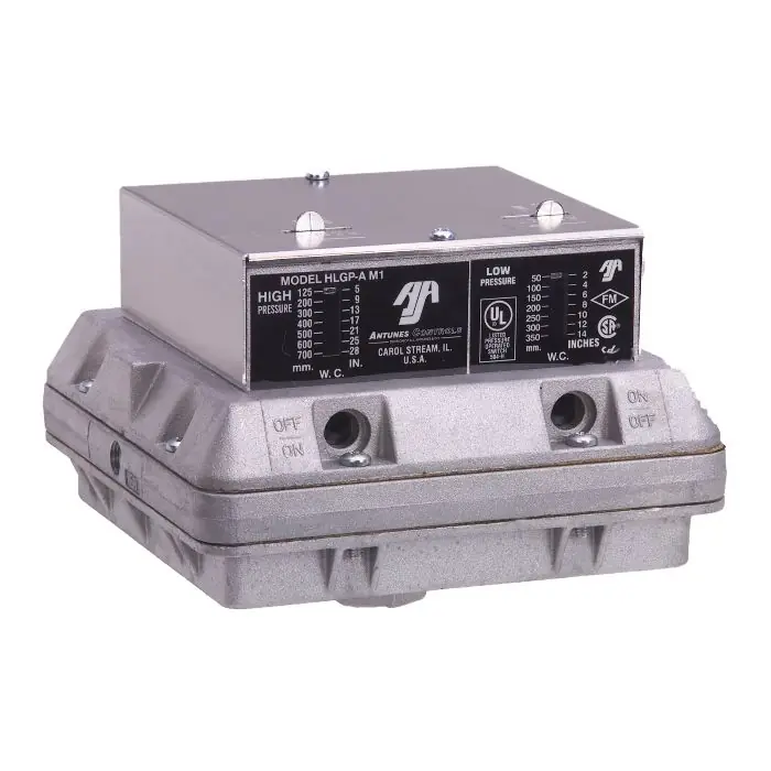 Antunes 804111702B Gas Pressure Switch High 5-28 in. w.c. Low 1-6 in. w.c.