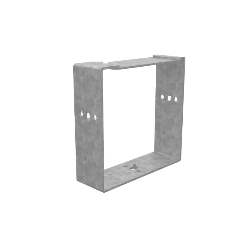 Milbank 44GC Wireway Connector Non UL Listed 4x4 Wireway Hinge and Screw Cover ANSI 61 Gray Steel