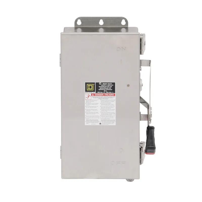 Square D H362DS Safety Switch 60A 600V 3-Pole Fusible