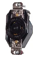 Wiring Device-Kellems L630R HWD Twist Lock Receptacle 250 VAC 30 A L6-30R/
