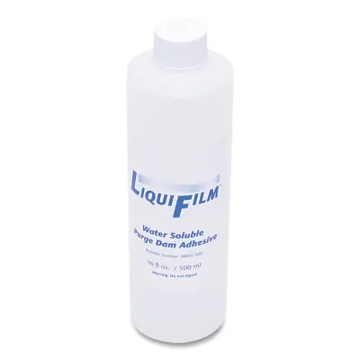 Aquasol Corporation AWSG-500 Liquifilm Water Soluble Purge Film and Adhesive 16 FL OZ Adhesive Bottle