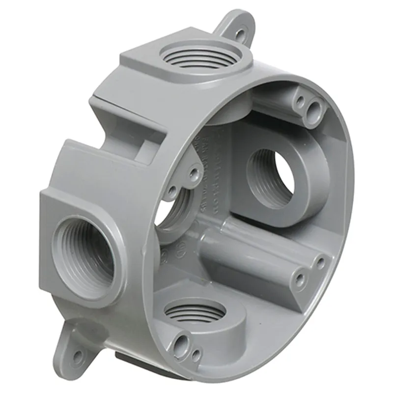 Arlington FBC42251GY Gray Non Metallic Box with 21.8 cu. in. Capacity