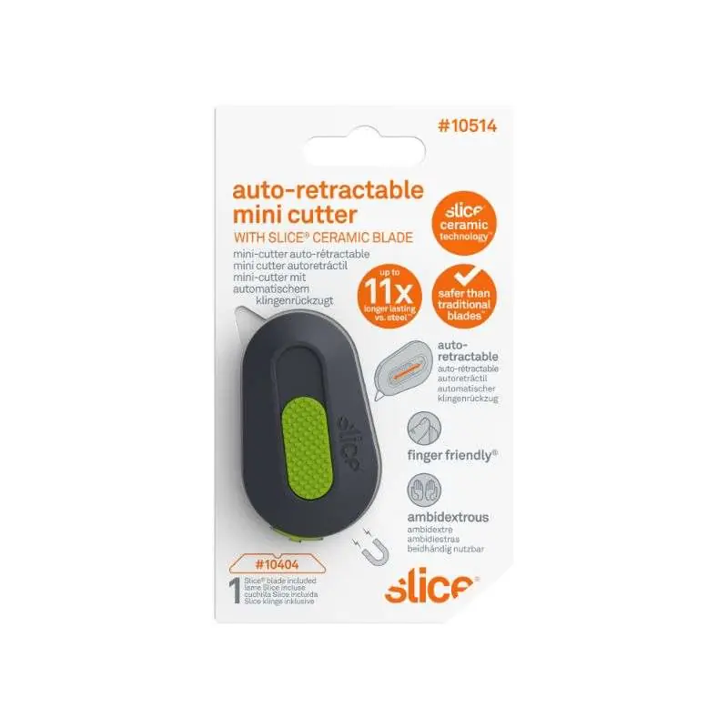 Slice 10514 2/5 In. Auto-Retractable Mini Box Cutter