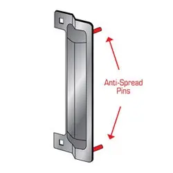 PRO-LOK ELP-240-2-AL Door Latch Protector 13 Length x 3-5/8 Width
