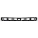 Belden AX104599 Patch Panel 24-Port 1U Angled Keyconnect Flush Front