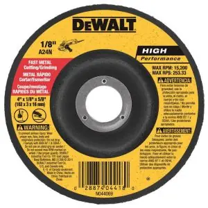 DeWalt DWA4510 Metal Grinding Wheel 4 x 1/8 x 5/8