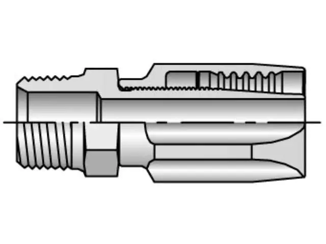 Parker 20120-16-16 20 Series 20120 Male NPTF Pipe Rigid Straight Replacement MPN