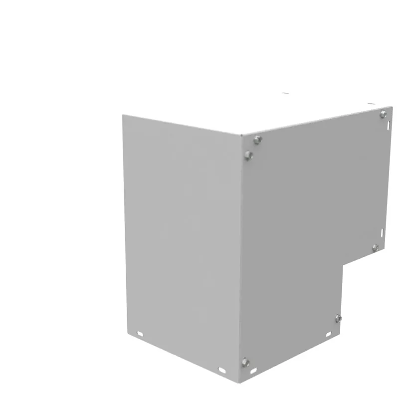 Milbank 88L90S Wireway Elbow 90 Side Wall Access ANSI 61 Gray Steel