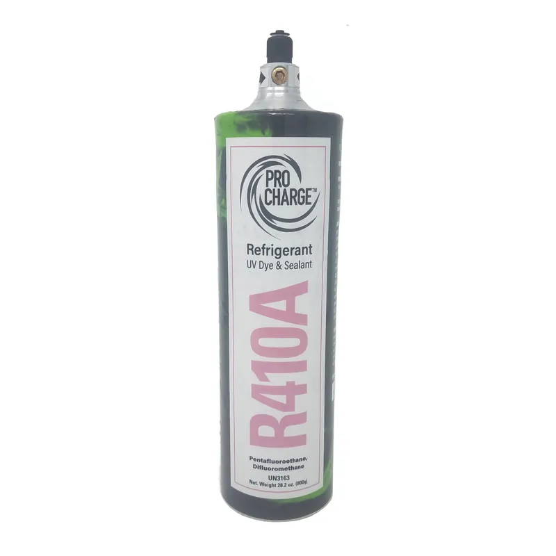 PRO CHARGE 4125 Non-Flammable Refrigerant With UV Dye and Sealant, R-410A Refrigerant, 1.8 lb Can Container, Domestic